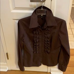 Never worn beautiful brown blouse
